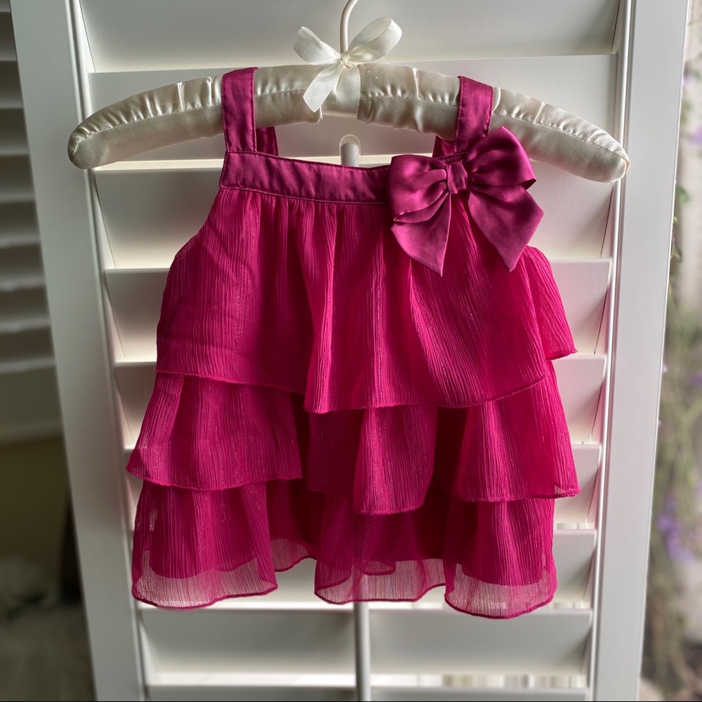 H&M Ruffled Bow Top (3-4Y) - Picture 2 of 5